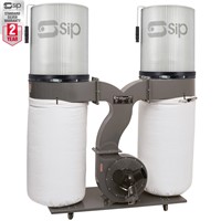 SIP 3HP Double Bag Dust Collector Package