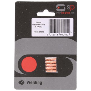 SIP 5pc 0.6mm M5 MIG Welding Contact Tips