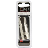 SIP 1/4" Slimline Silver Female Coupler