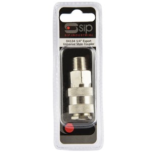 SIP Type 25 1/4" BSP Male Euro Coupler