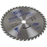 SIP 315mm x 30mm TCT 40T Circular Saw Blade