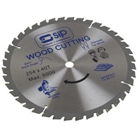 SIP 254mm x 25.4mm TCT 40T Circular Saw Blade