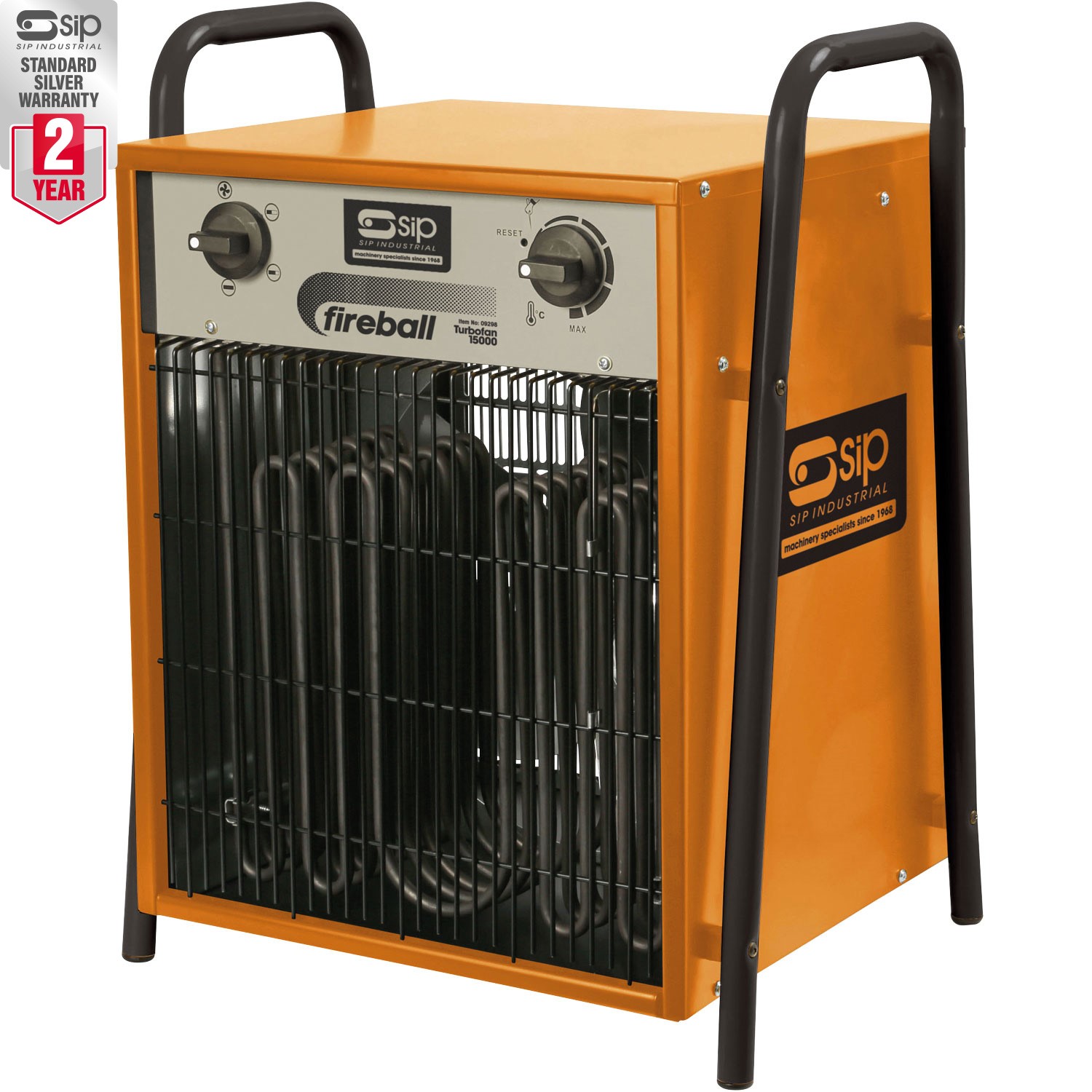 SIP Fireball Turbofan 15000 Electric Fan Heater SIP Machinery Europe Ltd Official site