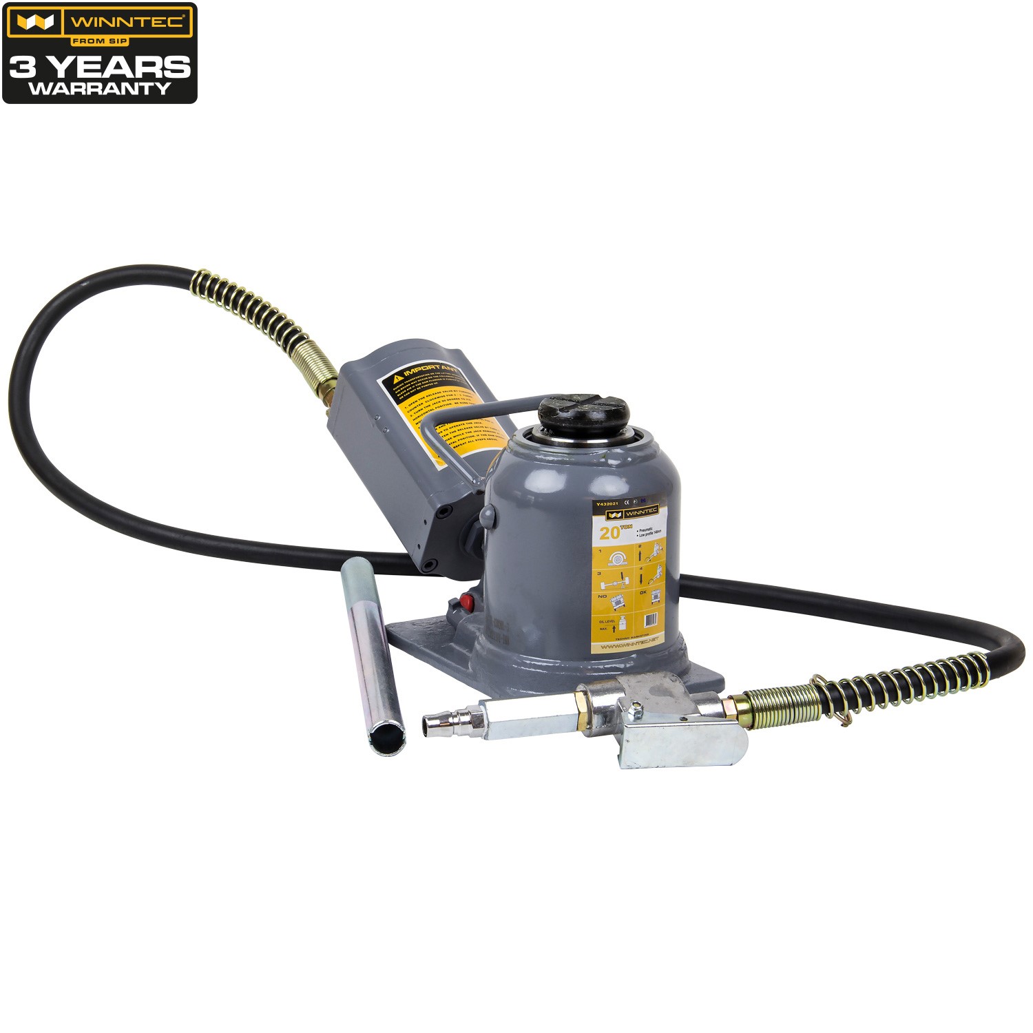 WINNTEC from SIP 20 Ton Low Air Bottle Jack SIP Machinery Europe Ltd