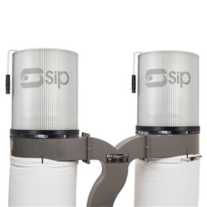 SIP 3HP Double Bag Dust Collector Package