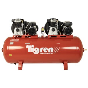 TIGREN 270ltr  Tandem Belt-Driven Compressor