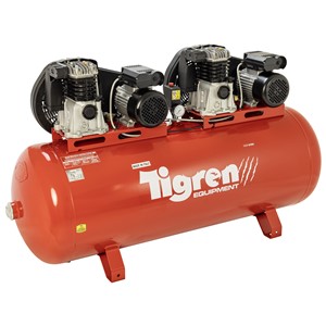 TIGREN 270ltr  Tandem Belt-Driven Compressor