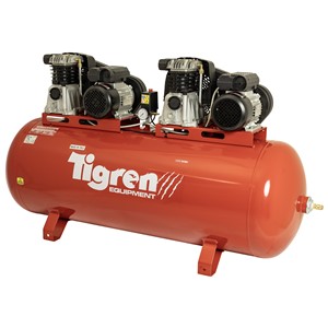 TIGREN 270ltr  Tandem Belt-Driven Compressor