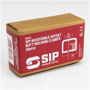 SIP 4pc Adjustable Offset Butt Welding Clamps