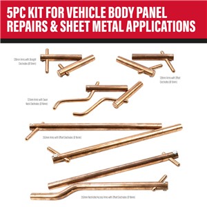 SIP Spot Welder 5pc Bodywork Kit (16mm)