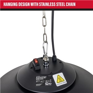 SIP Hanging Halogen Infrared Heater w/ Control