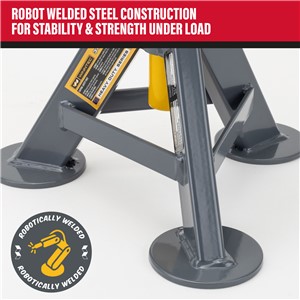 WINNTEC® 3 Ton Low-Profile Pin Jack Stands