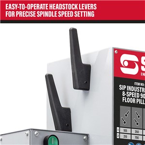 SIP F25-GB 8-Speed 900w Floor Pillar Drill
