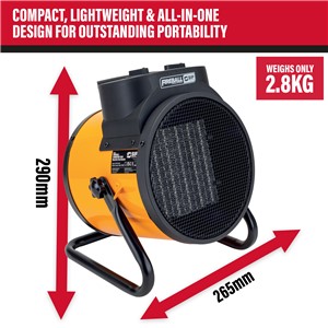 SIP FIREBALL Turbofan 3001 Electric Fan Heater