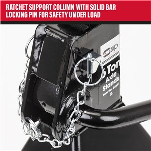 SIP 6 Ton Ratchet Jack Stands