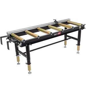 SIP Adjustable Roller Stand Table 1500x400mm 400kg