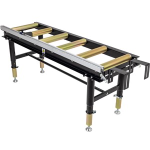 SIP Adjustable Roller Stand Table 1500x400mm 400kg