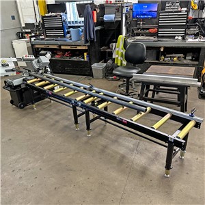 SIP Adjustable Roller Stand Table 1500x400mm 400kg