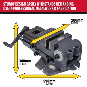 SIP 6" Swivel & Tilt Machine Vice