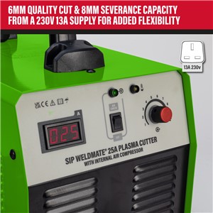 SIP WELDMATE® 25A Plasma Cutter w/ Compressor