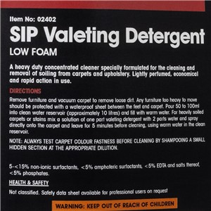SIP 5ltr Valeting Detergent